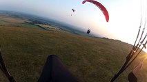Paragliding at Dusk