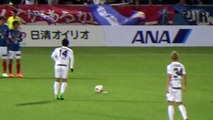 2017ルヴァン杯第2節 ヴィッセル神戸vs横浜Ｆ・マリノス 藤谷渾身のショルダータックル！