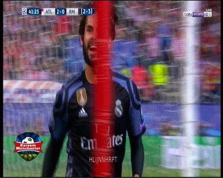 فرانشيسكو ايسكو يضع الهدف الاول لريال مدريد في شباك أتلتيكو مدريد (2) - (1) ريال مدريد