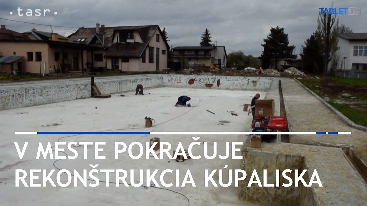 Takto pokračuje rekonštrukcia mestského kúpaliska v Kežmarku