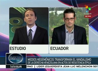 Casado: medios tratan de épicas acciones violentas opositoras en Vzla.