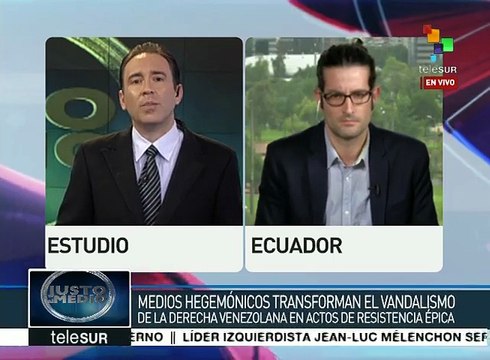 Casado: medios tratan de épicas acciones violentas opositoras en Vzla.