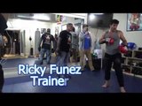 Ricky Funez At Tai Lopez House WORKING MITTS EsNews Boxing