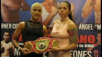 Boxeadora Serrano defenderá por primera vez su título pluma de la OMB