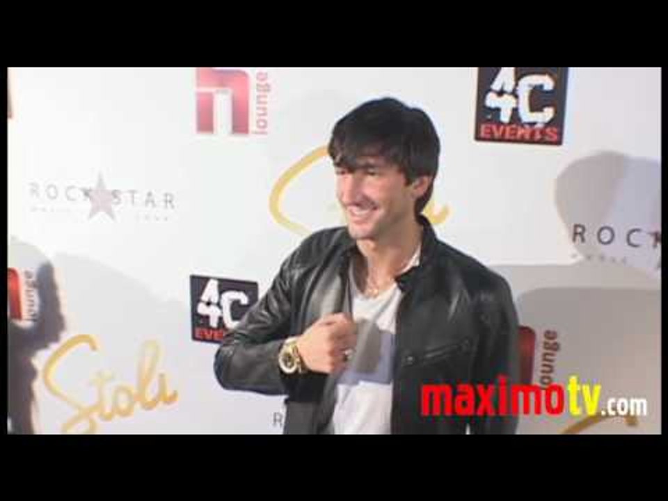 Evan Lysacek Interview at "Dancing With The Stars" Derek Hough And Mark Ballas Birthday