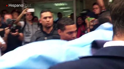 Así trasladaron el cuerpo del joven manifestante asesinado en protesta caraqueña