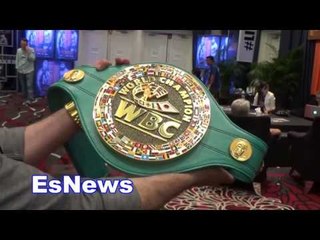 Check Out Floyd Mayweather Million Dollar WBC Belt It's One OF A KIND EsNews Boxing