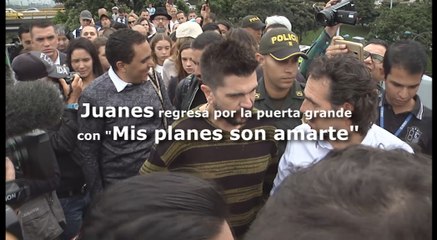 Juanes regresa por la puerta grande con "Mis planes son amarte"