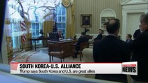 Presidents Moon, Trump reaffirm alliance in first phone talks