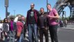 Seeing Paris sights at new with world's tallest men