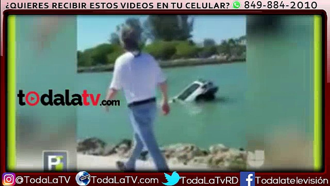 Mueren ahogados dentro de su vehículo a pesar de los intentos para salvarles la vida-Primer Impacto-Video