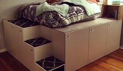 Ce papa installe des armoires de cuisine dans la chambre de sa fillette, le résultat est impressionnant