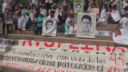 Familiares de desaparecidos marchan en la capital para exigir respuestas al Estado mexicano