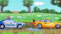The Police Car Cartoons + 1 HOUR Kids Videos Compilation incl The Ambulance Children Video
