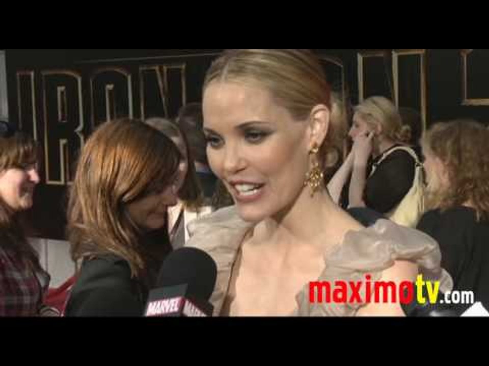 Leslie Bibb GCB at 'IRON MAN 2" Premiere