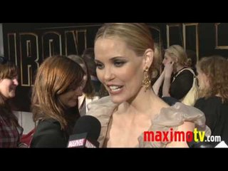 Leslie Bibb GCB at 'IRON MAN 2" Premiere
