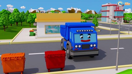 Truck Colors for Kids - Cars Learning Educational Video with Vehicles Songs for Babies