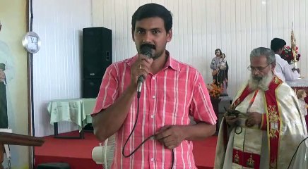 Healing Testimony, Kevin Binoy 20170426 Emmaus Retreat Centre, Mallappally