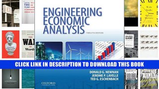 [Epub] Full Download Engineering Economic Analysis Ebook Popular