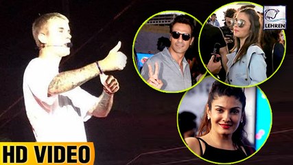 Download Video: Bollywood CELEBS Attend Justin Bieber Mumbai Concert | Arpita Khan | Arjun Rampal | LehrenTV