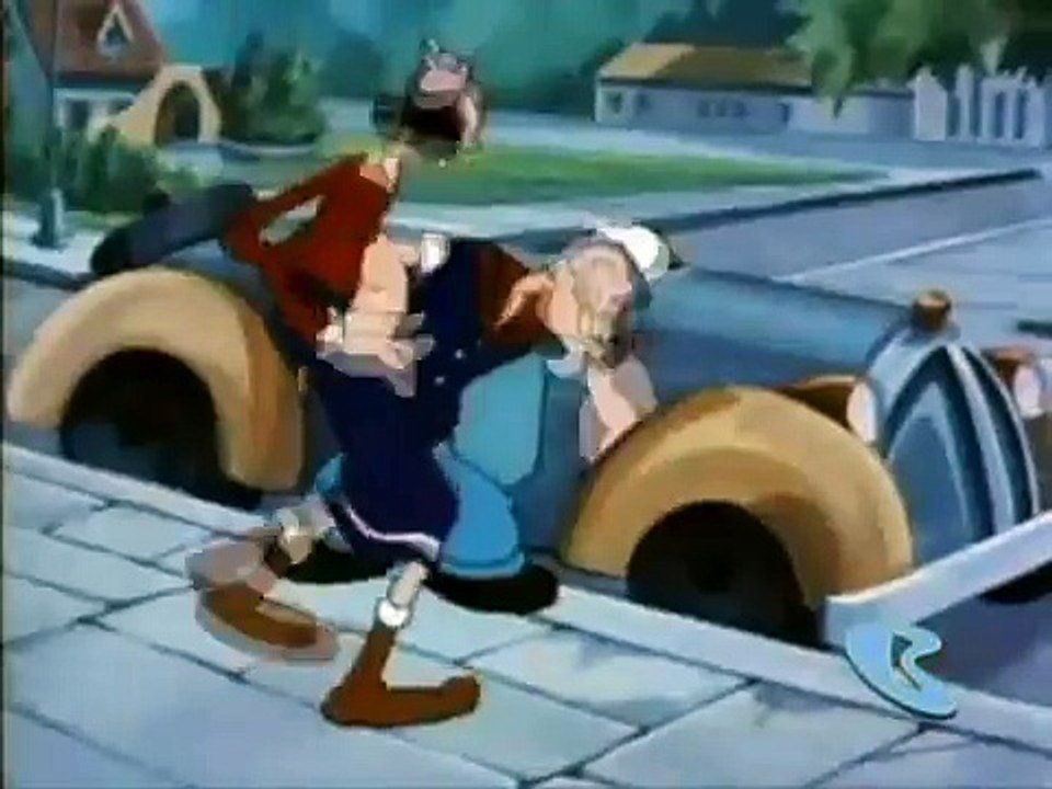 Popeye (1933) E 86 Wimmin Hadnt Oughta Drive
