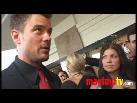 JOSH DUHAMEL and FERGIE Interview at Red Tie Affair Fundraiser Gala