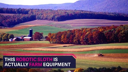 Esta pereza robótica podría cambiar la forma en que cultivamos los alimentos.