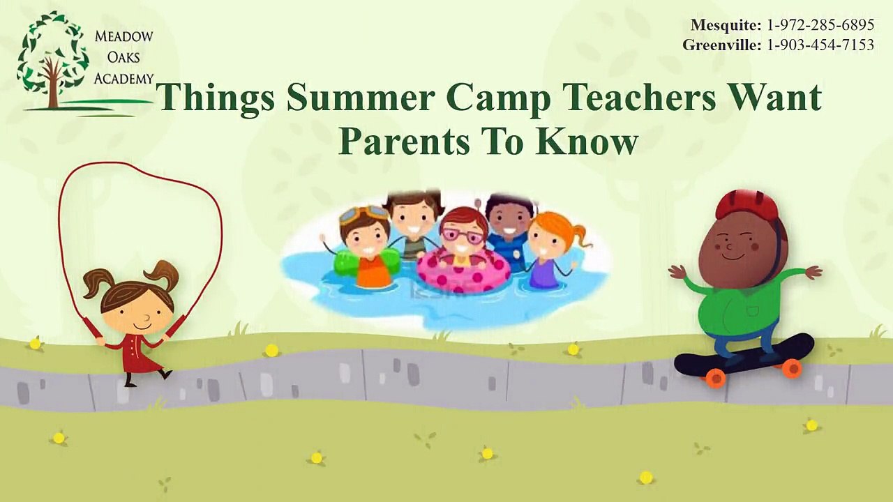 Things Summer Camp Teachers Want Parents to Know