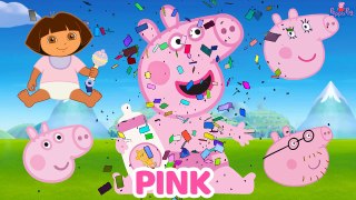 Baby Learn Colors, Peppa Pig, Bad Baby, Cry Baby Pig Baby Bottle, Preschool Learn Colours for Kids