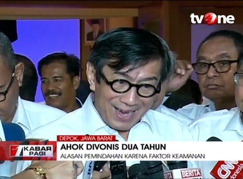 Ahok Dipindah ke Rutan Mako Brimob