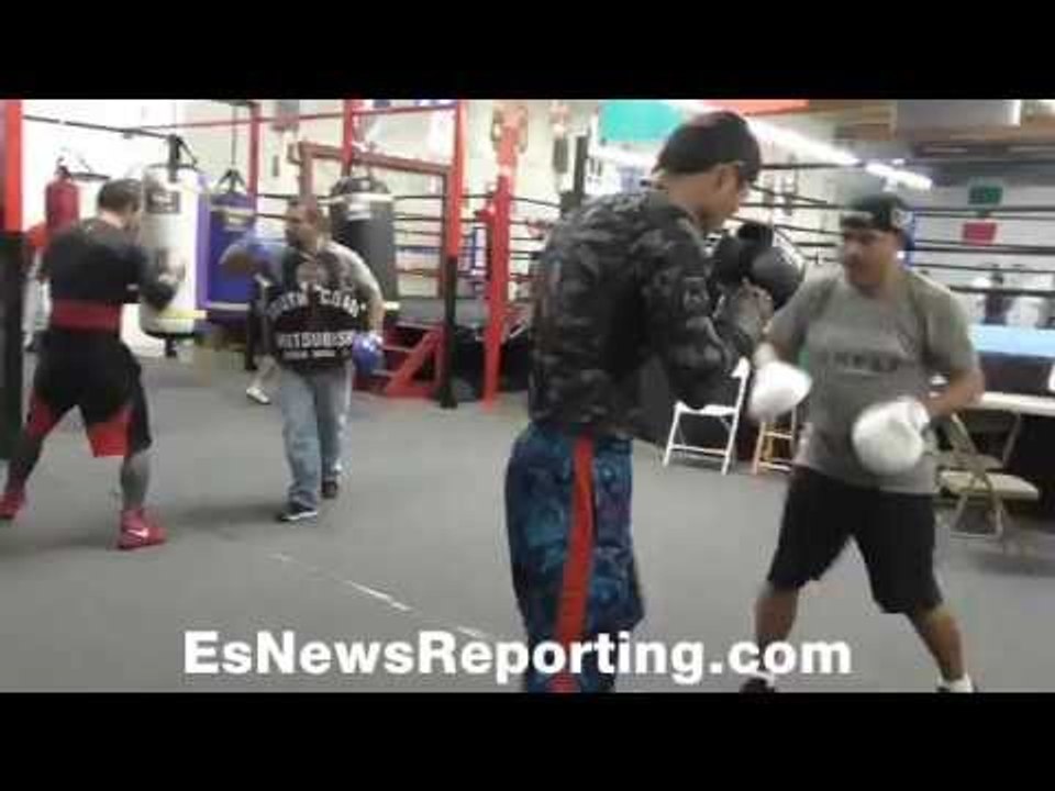 Middleweight Meiirim Nursultanov working with Robert Garcia - EsNews Boxing