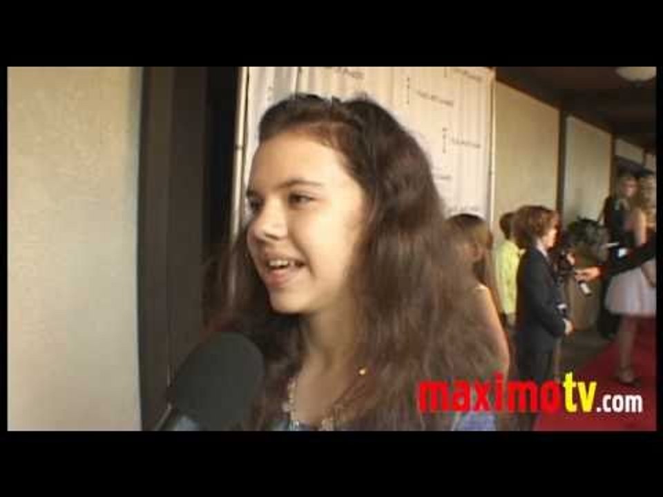 Jennifer Smart Interview Young Artist Awards 2010 Red Carpet