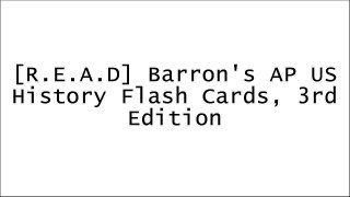 [Ebook] Barron's AP US History Flash Cards, 3rd Edition E.P.U.B