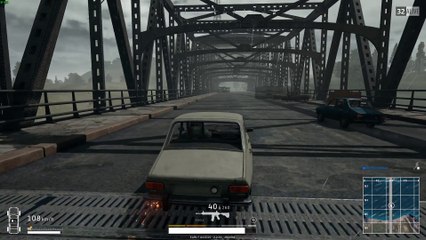 Battlegrounds: Executing the perfect fish-tail manoeuvre...