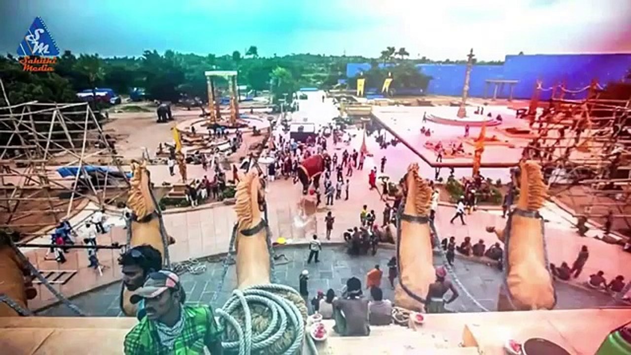 Visualising The World Of Baahubali On The Set Of Bahubali -- Making of Bahubali Best Scene Ever