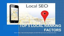 Top 5 local ranking factors