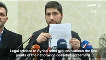 Free Syrian Army official outlines ceasefire agreement