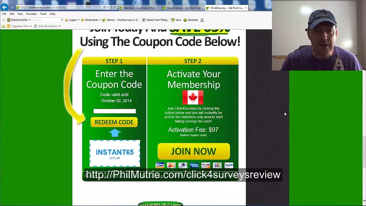 Click4Surveys Review   65% Off Discount Loophole؟؟
