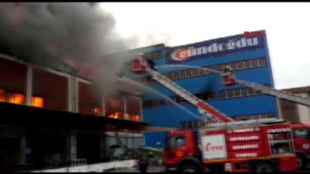 Arsin Organize Sanayi Sitesi'nde Mobilya Fabrikasında Yangın 2