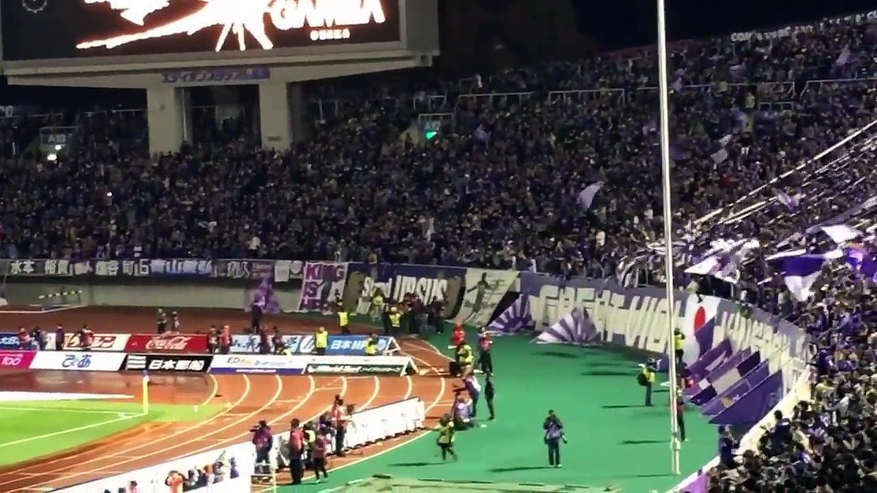 151205チャンピオンシップ第2戦・試合直前「大脱走」チャント(サンフレッチェ広島）