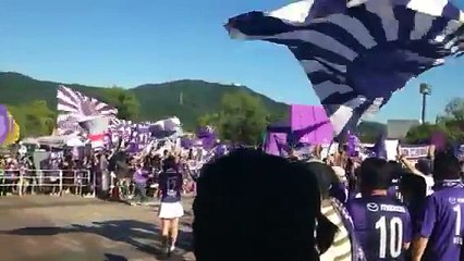 150725マリノス戦・サンフレッチェ広島選手バス待ち