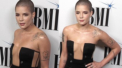 Halsey Shows Off Massive CLEAVAGE At 2017 BMI Pop Awards