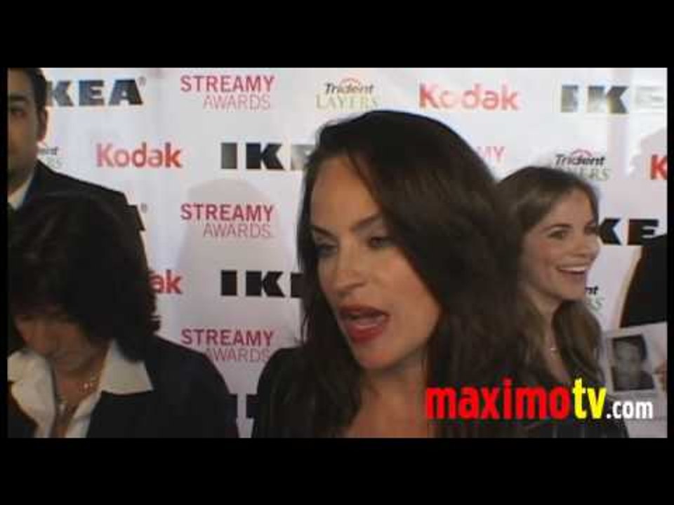 Crystal Chappell Interview | 2nd Annual Streamy Awards | ARRIVALS