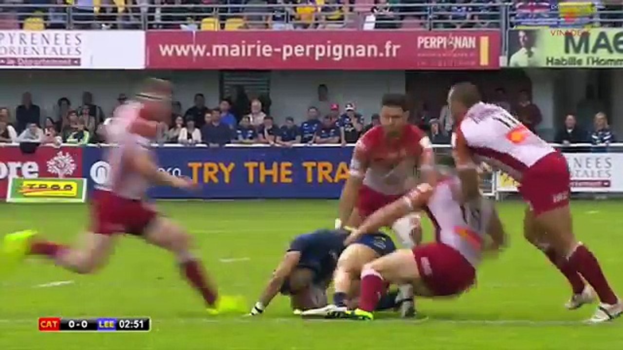Dragons Catalans - Rémi Casty réalise 51 plaquages contre Leeds