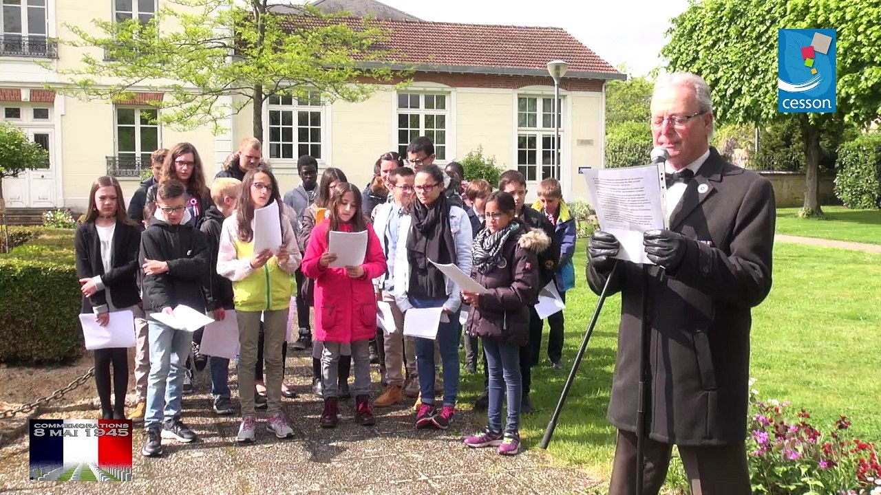 Cérémonie de commémoration du 8 mai 1945