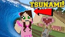 PopularMMOs Minecraft׃ TSUNAMIS!!! (DISASTERS THAT DESTROY THE WORLD!) Mod Showcase