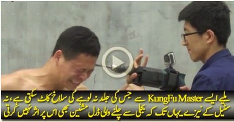 Crazy Video- Nothing can break this Shaolin kungfu master