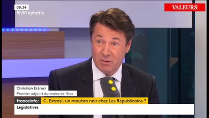 Christian Estrosi mal à l'aise face à Jean-Michel Aphatie