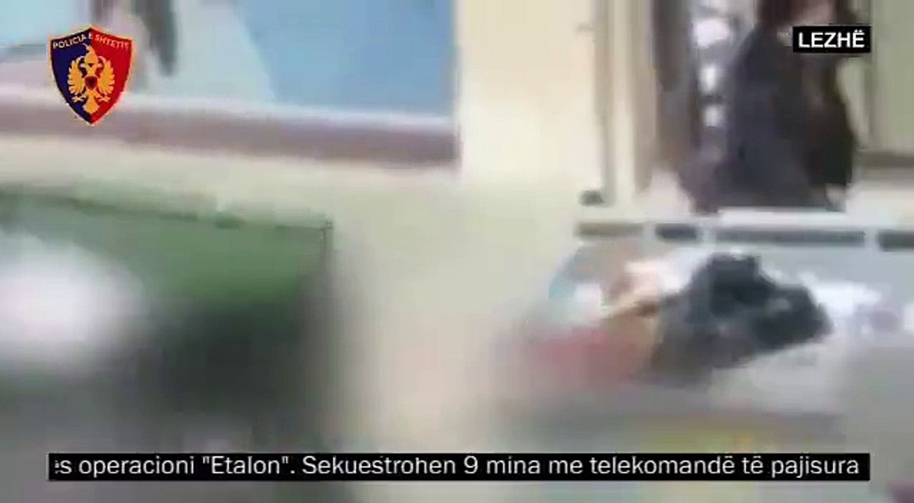 Lezhë, sekuestrohen 9 mina telekomandë për shpërthim, në pranga 2 persona