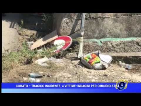 Corato | Incidente ex 98, 4 vittime: indagini su omicidio stradale